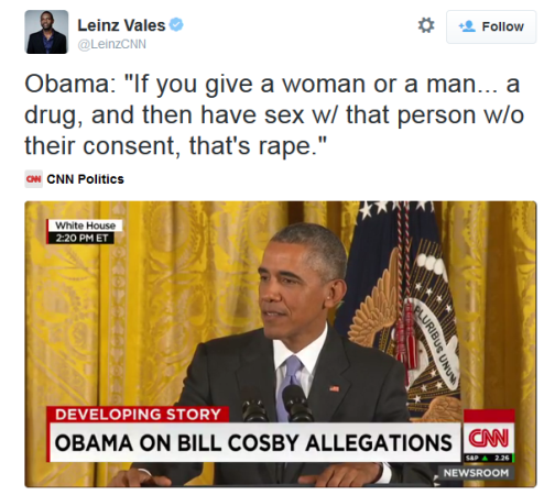 Obama on Bill Cosby - It's Rape