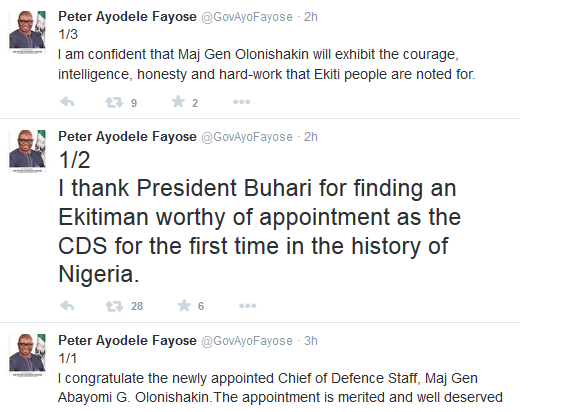 Ayo Fayose thanks the man he once loathed