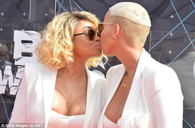 Amber and Blac Chyna attend Bet together