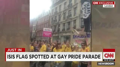 ISIS Flag at London Gay Pride parade debunked