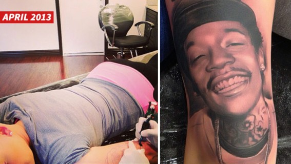 Amber Rose removes Wiz Khalifa tattoo, covers it with roses