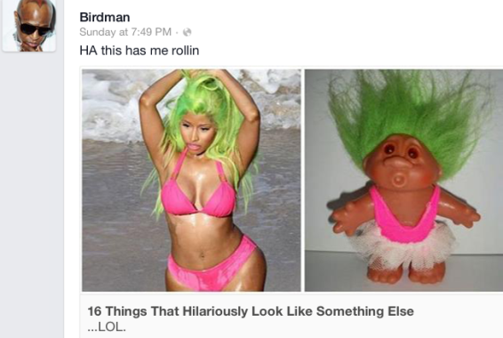 Birdman disses Nicki Minaj