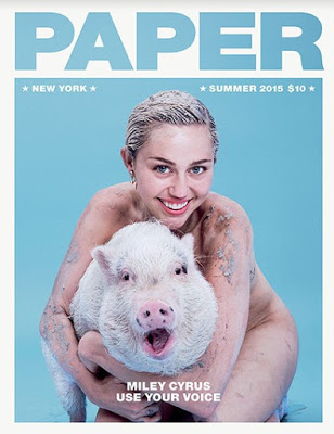 Miley Cyrus looks sick on the cover of Paper Magazine