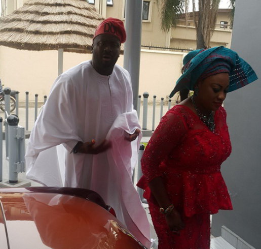 Desmond Elliot and Wife, at his Inauguration