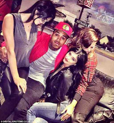 Chris Brown betrayed the Kardashians/Jenners by having a Caitlyn meme on his instagram page