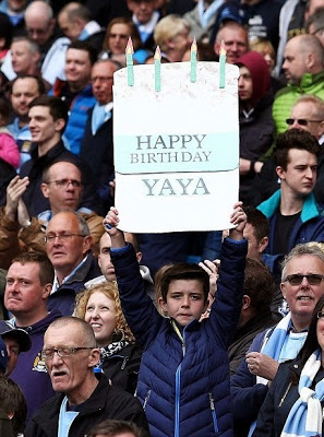 Happy birthday Yaya Toure - He got  €1million bonus from Manchester City today