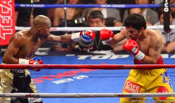 Funny pictures and events of the Floyd  Mayweather vs Manny Pacquiao