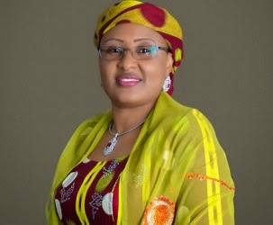 Aisha Buhari finally gets congratulated by mama P