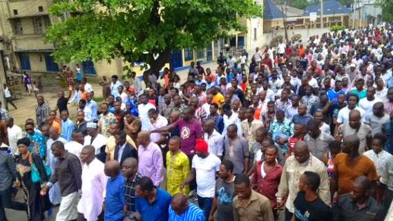 Rivers State APC members protest
