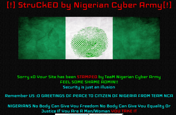 INEC Website hacked and restored with some more interesting messages