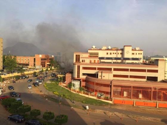 Federal High Court in Abuja is on fire