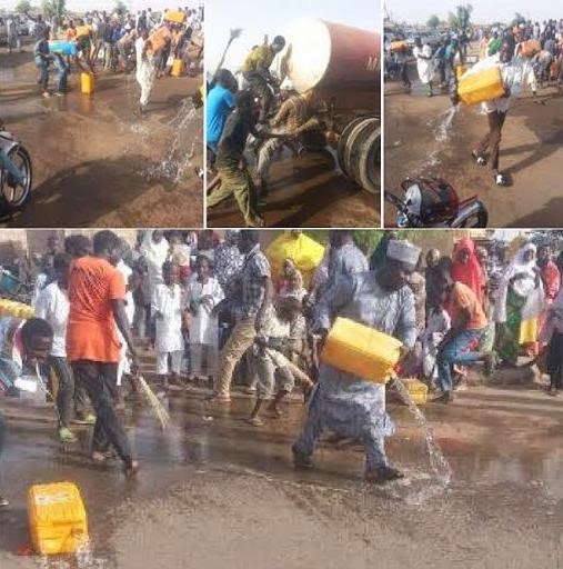 Buhari's supporters wash off GEJ's footprints after presidential visit