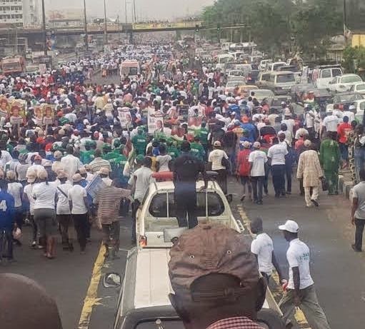 1 million march for Buhari in Lagos