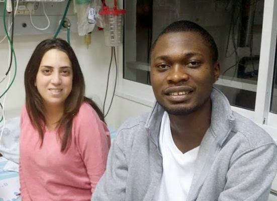 A Nigerian man donates a kidney to an Israeli girl