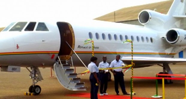 Ghana Presidential Jet on fire during take-off but no life lost