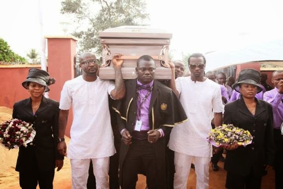 Psquare's father's burial in Anambra.