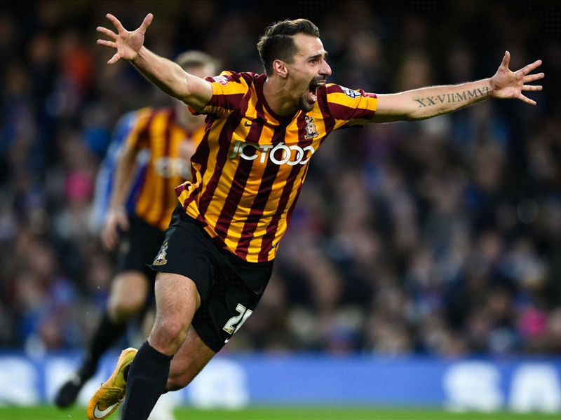 Bradford kick Chelsea out of FA cup by winning them at home 2 - 4