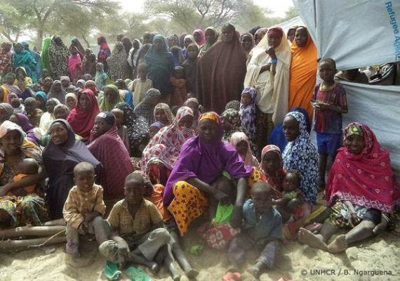Baga Refugees arrive Chad