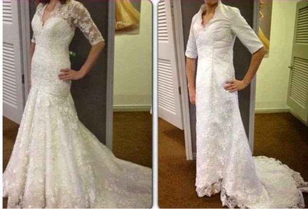 Photos of Wedding Gown Disappointment