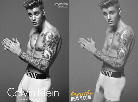 Was Justin Bieber Photoshopped to get a sexy body?