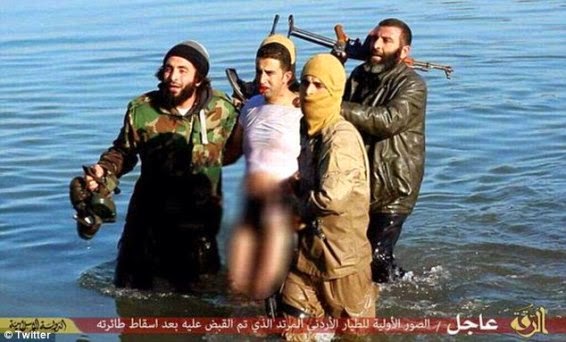 ISIS captures a Jordanian Pilot conducting an airstrike in Syria
