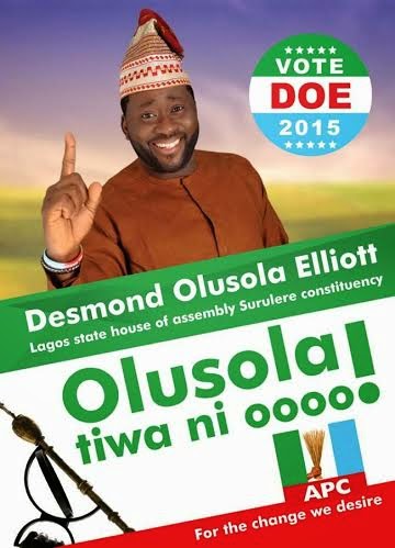 Desmond Elliot wins APC primaries in Lagos State