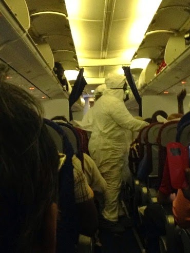 Air Hostesses ready for Ebola