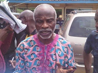Photos: 55 year old armed robbery gang leader paraded in Lagos