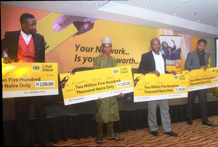MTN Empowers Link Forum Winners with N10million