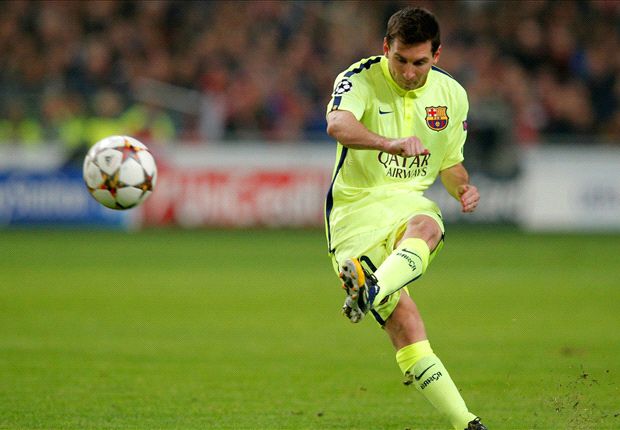 Lionel Messi has equalled Raul Gonzalez's  71 goals in the UEFA Champions League