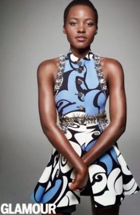 Lupita Nyong'o poses for Glamour magazine