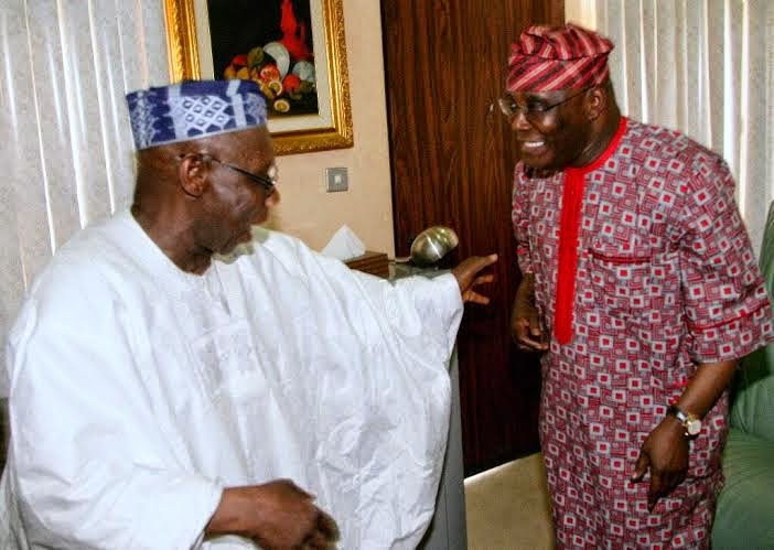 Atiku Abubakar meets former Boss Obasanjo