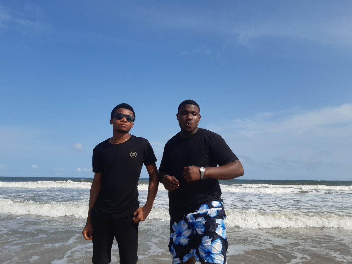 Kensmat and Bunchi In Ibeno Beach