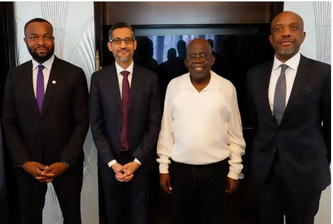 Empowering Nigeria: Tinubu Applauds Google’s Initiative in Digital Transformation