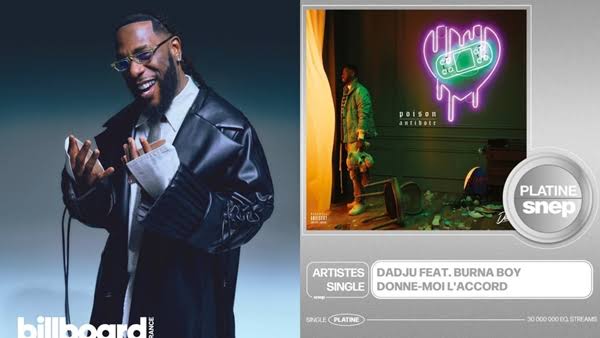 Burna Boy Earns Prestigious Platinum Certification in France